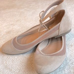 Pretty summer shoes with tie fronts